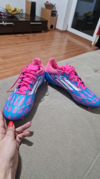 F50 LEAGUE /MULTI-GROUND - Ghete de fotbal cu crampoane turnate