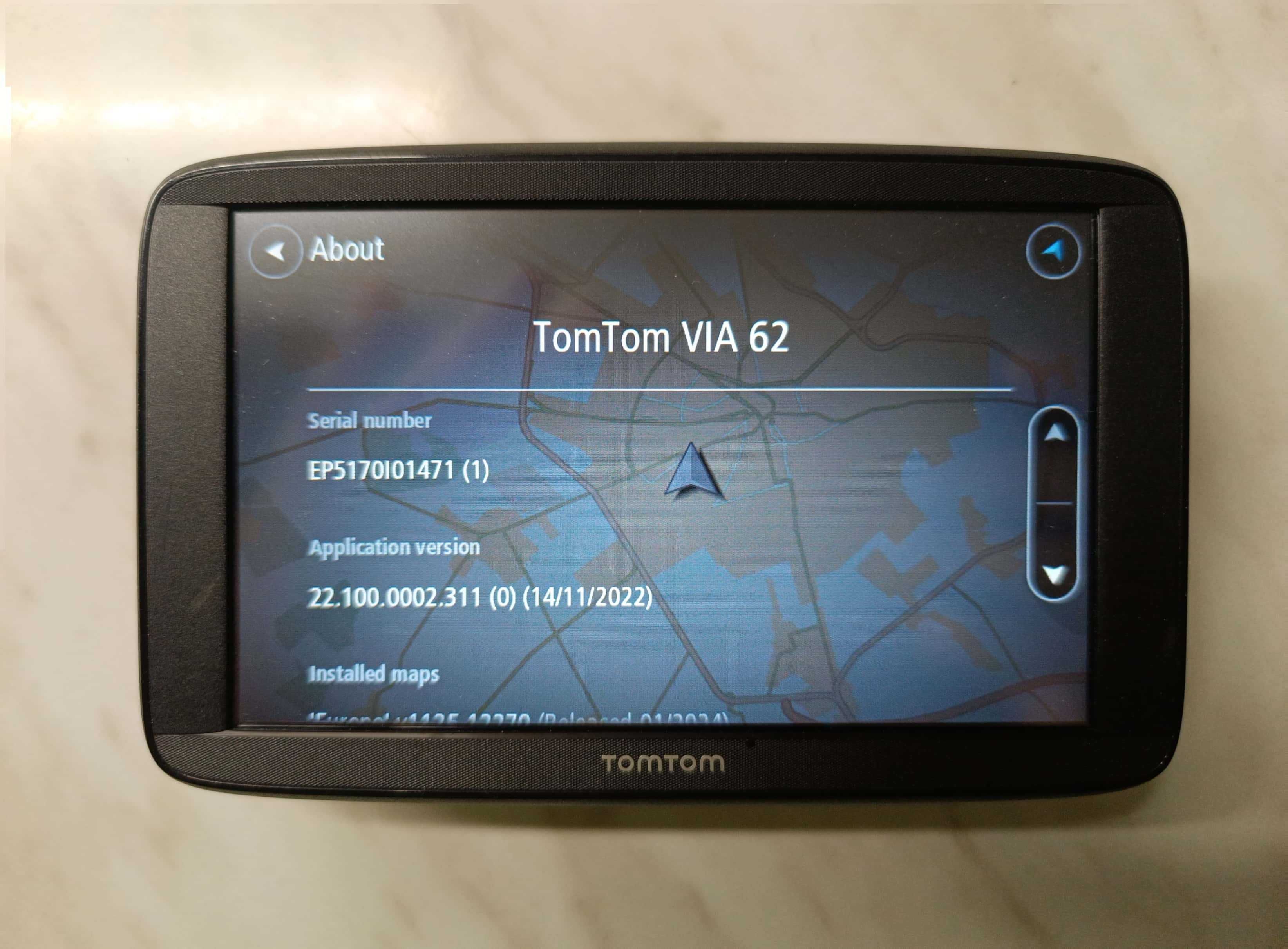 GPS camion TIR Tomtom Via 62 6 inch full Europe Truck 2024