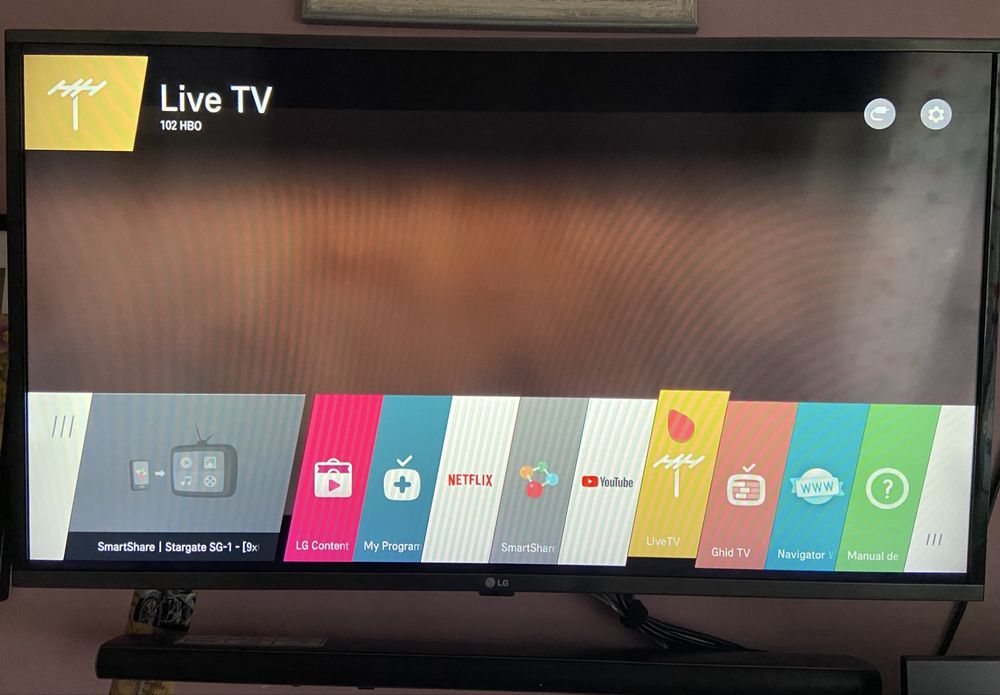 Televizor Smart LED LG, 108 cm, 43LF630V, Full HD, Clasa A+