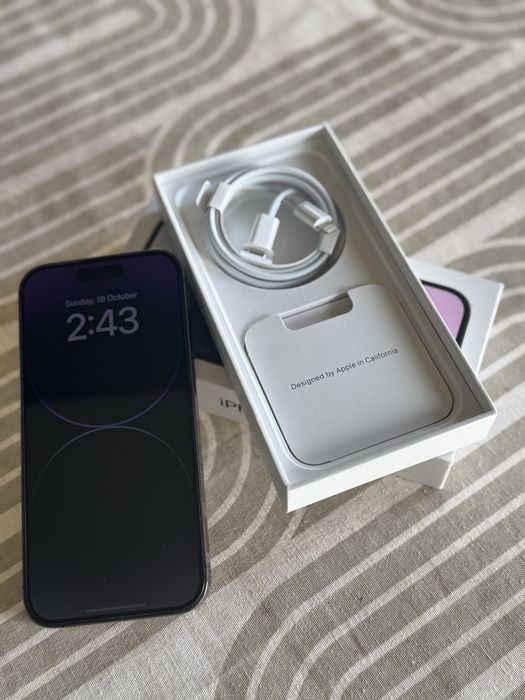 IPHONE 14PRO DEEP PURPLE 256 85% battery