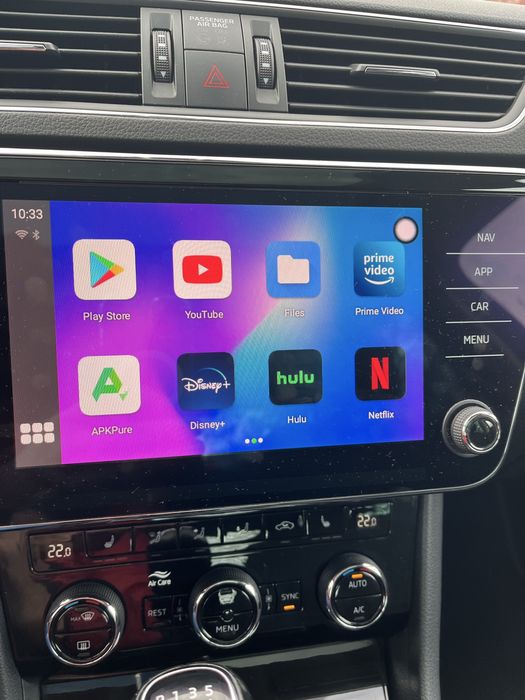 Carplay AI box, cu netflix, youtube, 2GB ram, 16GB memorie, microSD