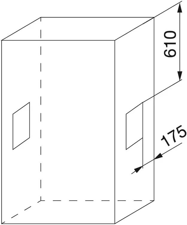 Emuca lift,suport umerase rabatabil 830-1150mm