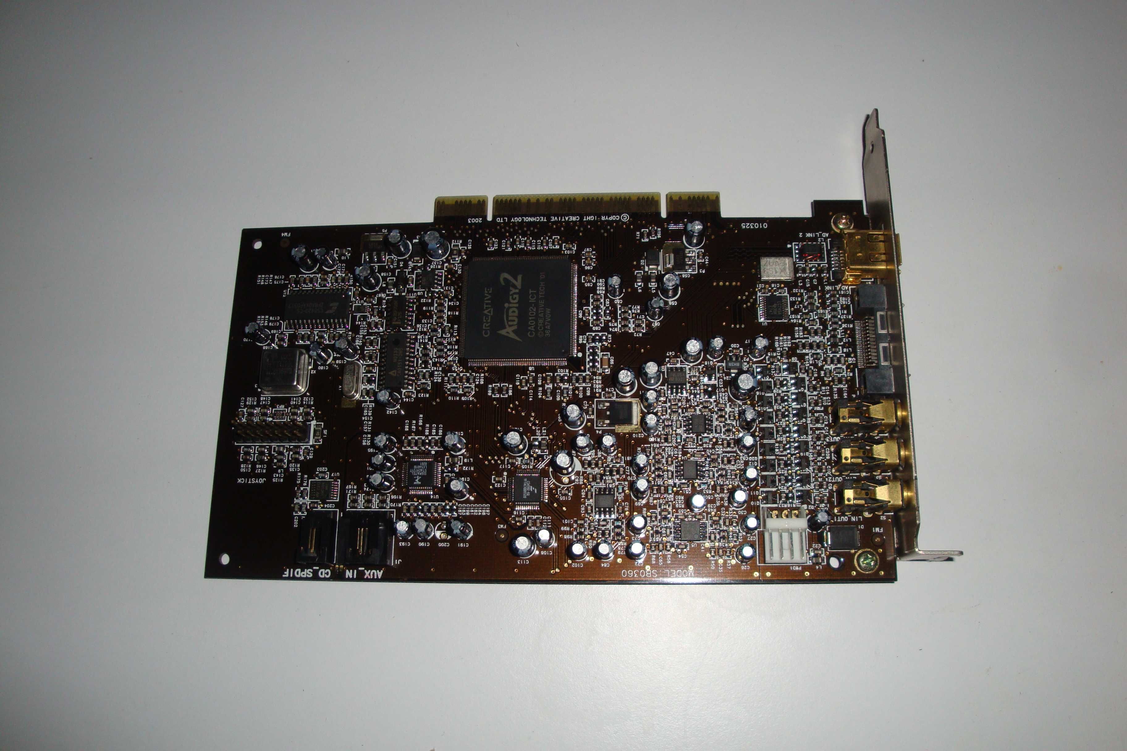 Placa audio creative audigy 2 zs Platinum Pro PCI SB0360 colectie