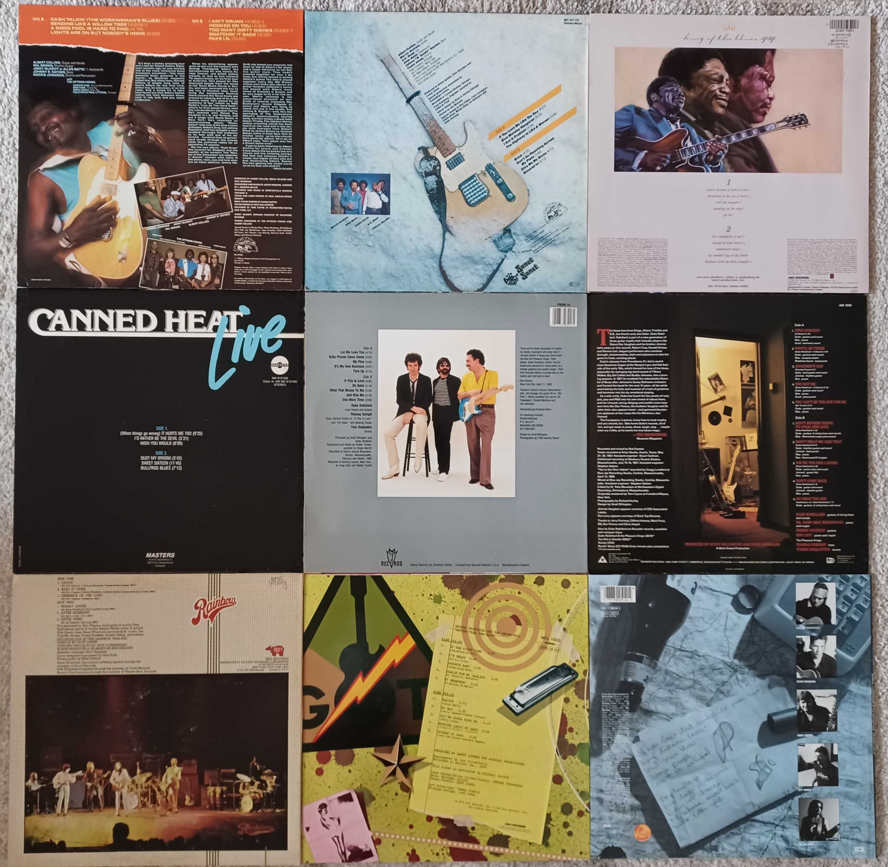 Discuri vinil blues-rock Freddie Mercury, Roger Waters, Scorpions...