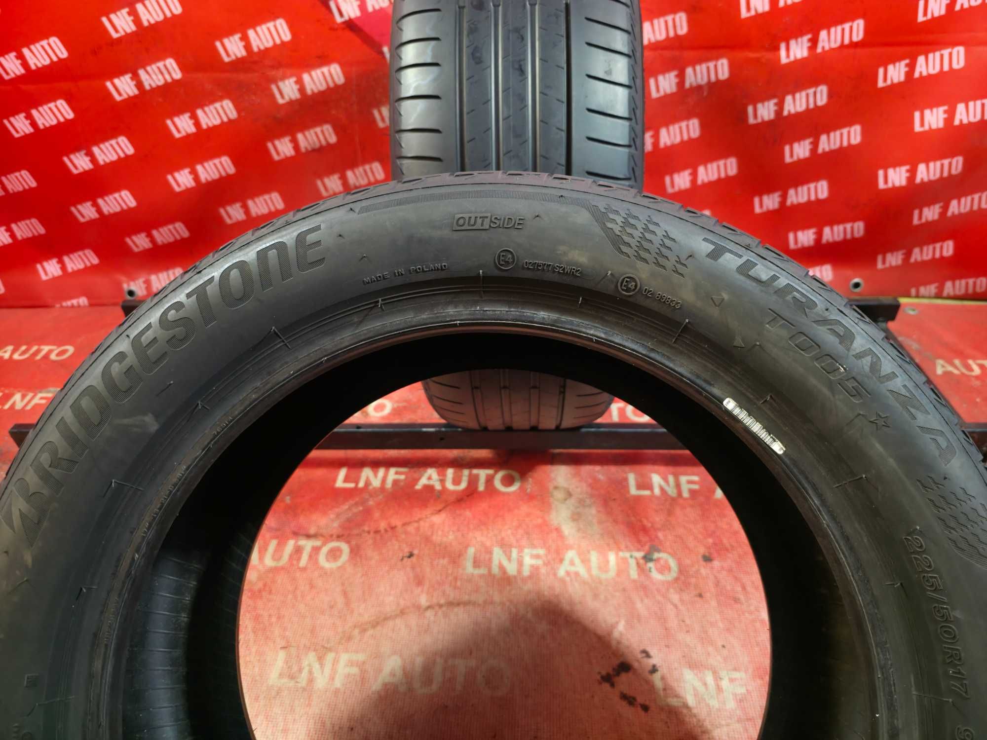 Anvelope de VARA - 225/50/17 - BRIDGESTONE - 5.55 MM - DOT 2022 !