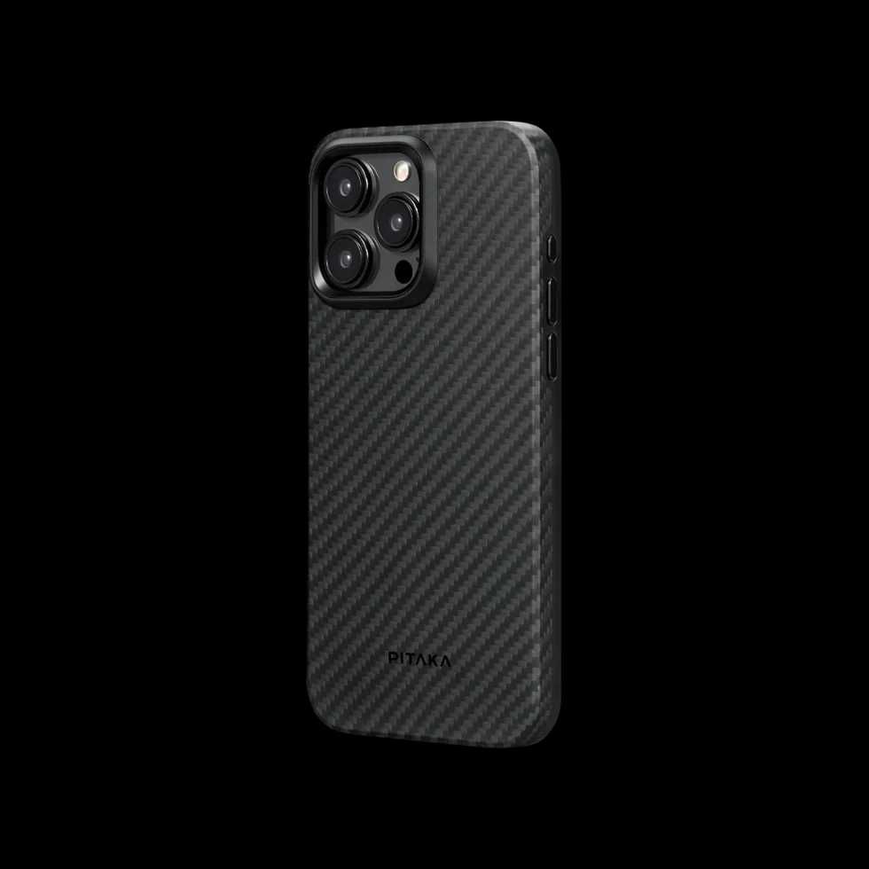 Чехол PITAKA MagEZ Case Pro 4 для iPhone 15 Pro/15 Pro Max, Черный