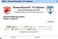 Bilet PCH, Dinamo-Voluntari