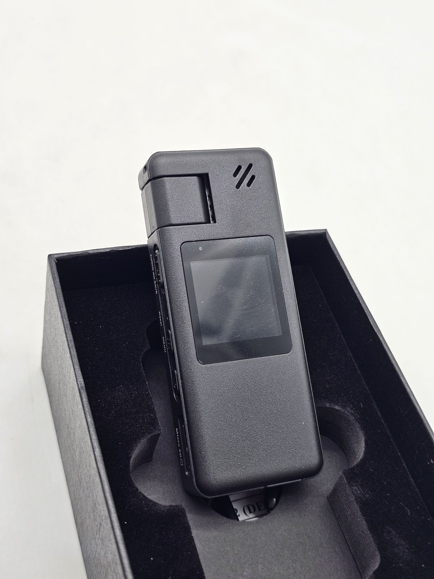 Hoestr Cameră de 64 GB cu audio, Cameră de poliție 1080P cu lentilă ro
