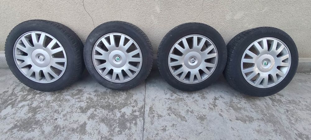 Roți/Jante/Cauciucuri iarna 16 inch Skoda