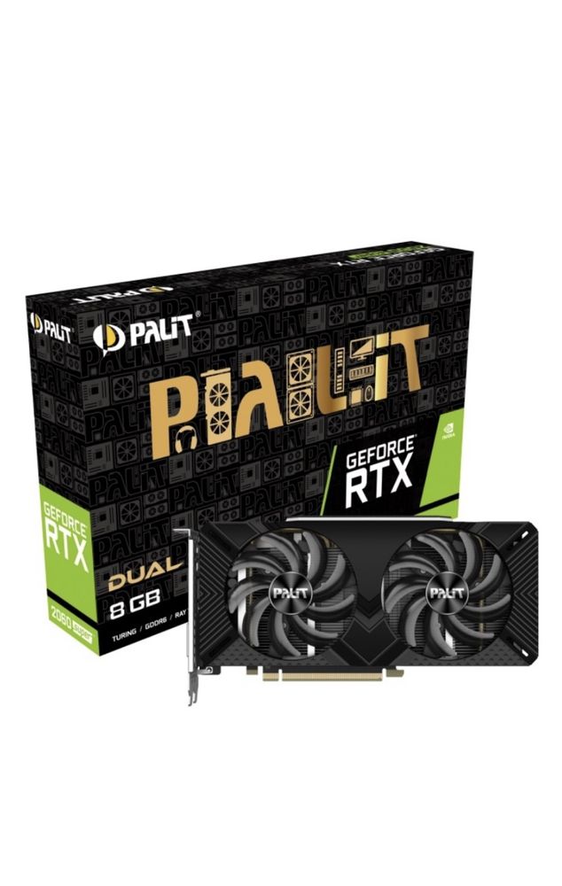 Palit GeForce RTX 2060 Super Dual PA-RTX2060 SUPER DUAL 8Gb