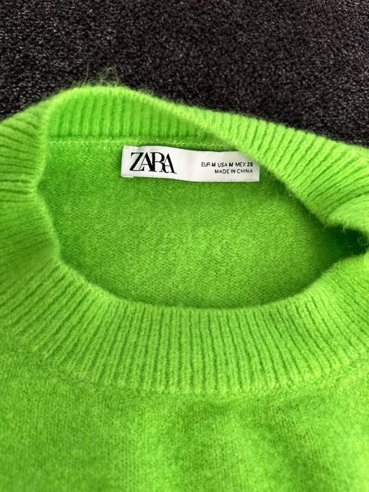 Pulover Zara verde strident
