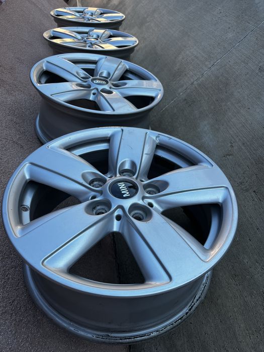 4бр лети джанти 16цола 5х120/ет46/ц.отв 72.5/mini cooper мини купур/