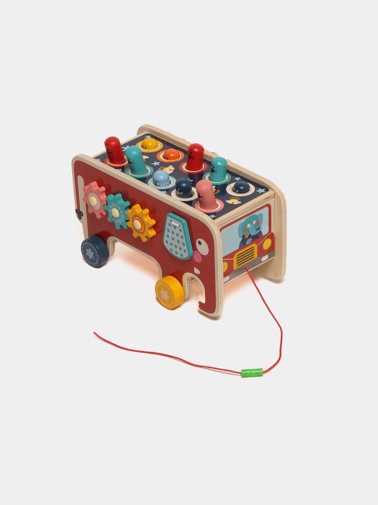Развивающая детская деревянная игрушка, бизиборд-сортер, Монтессори
