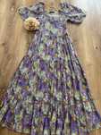 Rochie inflorata din bumbac