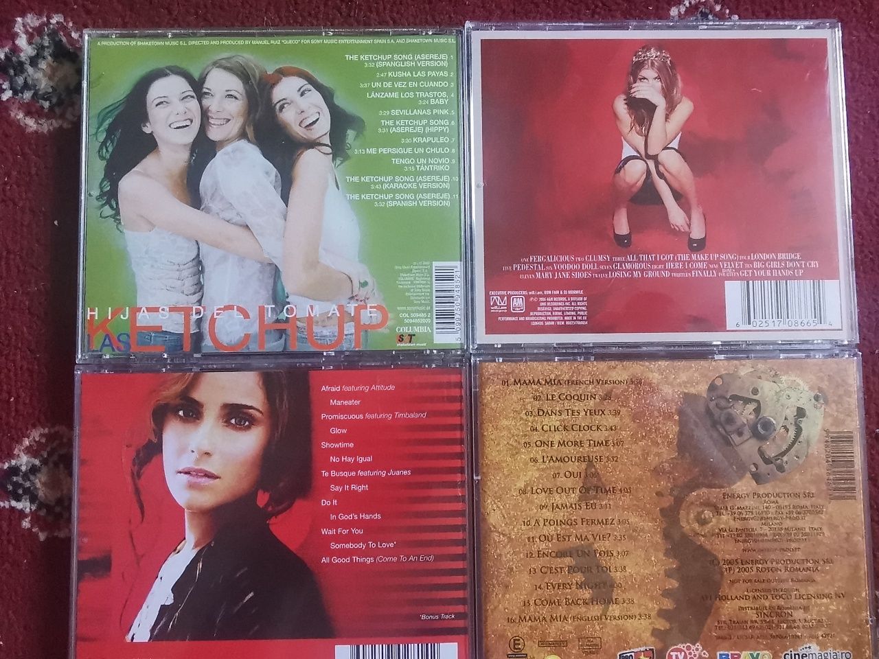 CD-uri  Fergie Nelly Furtado Las Ketchup Ingrid