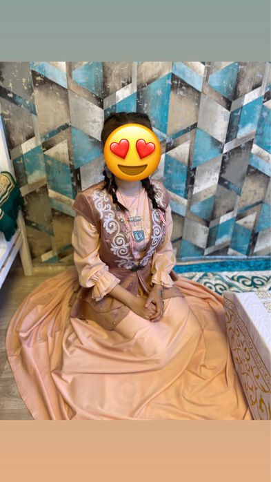 Платье и кажекей на сырға салу или қыз ұзату