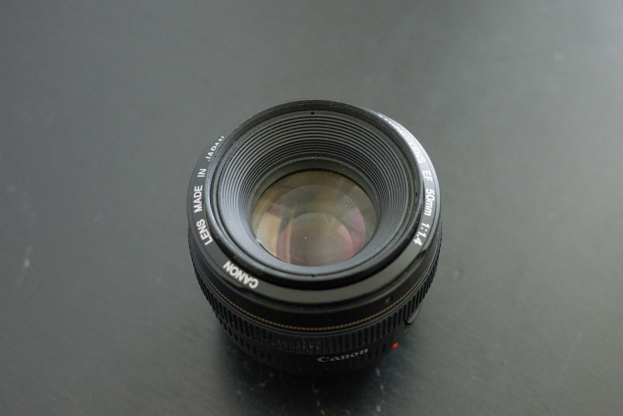 Obiectiv Canon EF 50mm f/1.4 USM EF – luminos, clar si usor