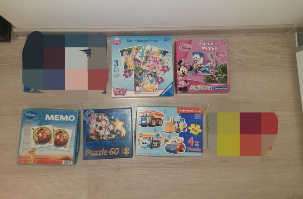 Transport gratuit! Puzzle-uri copii 3ani+