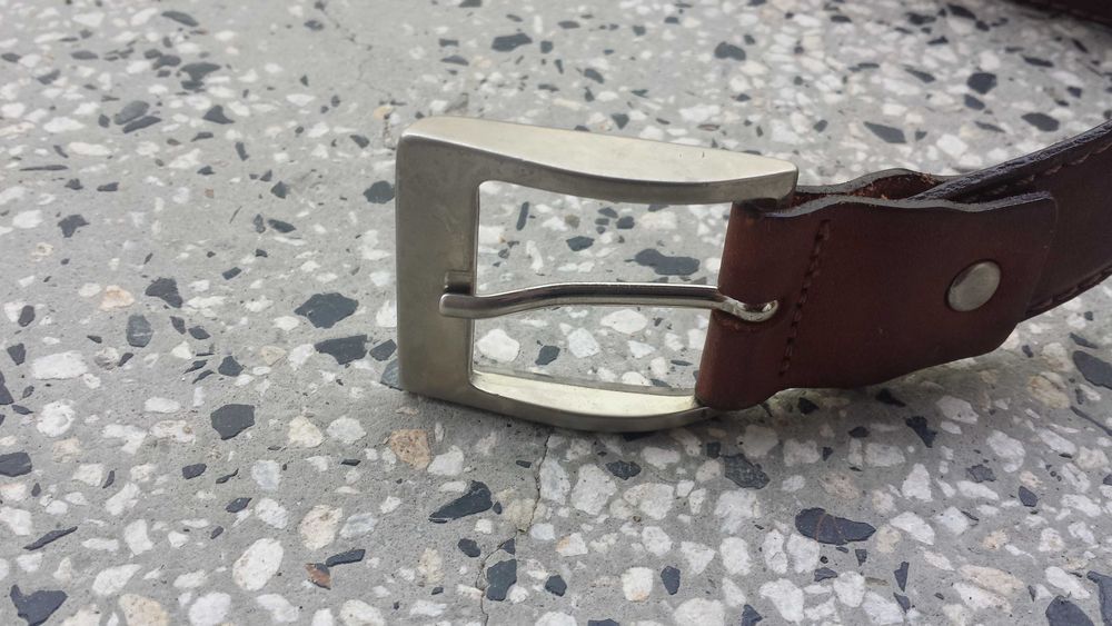 Италиански кожен колан Glou като нов (95 см)