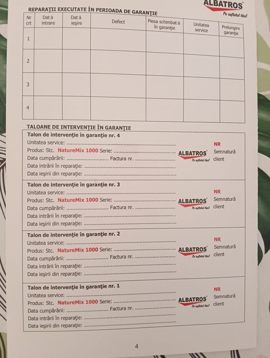 Storcător de fructe și legume Albatros