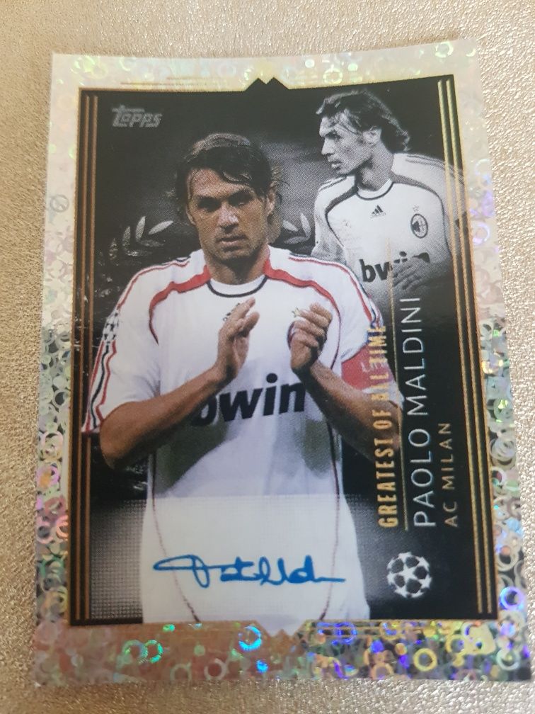 Sticker Paolo Maldini+semnătură.