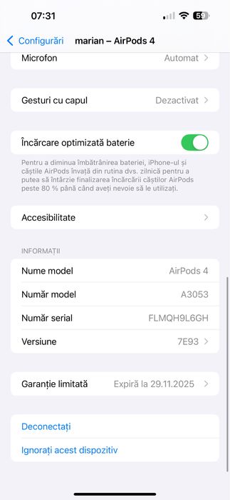 Airpods 4 in garantie,originale.