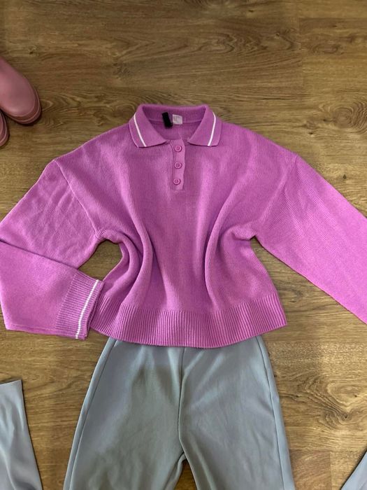 Hm розов пуловер