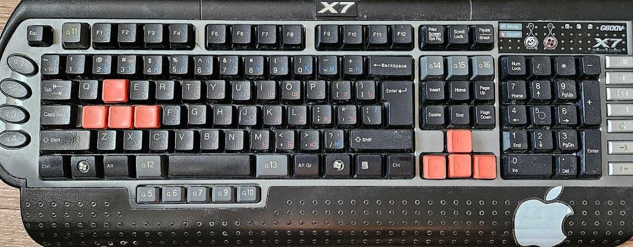 Механическая клавиатура A4Tech X7