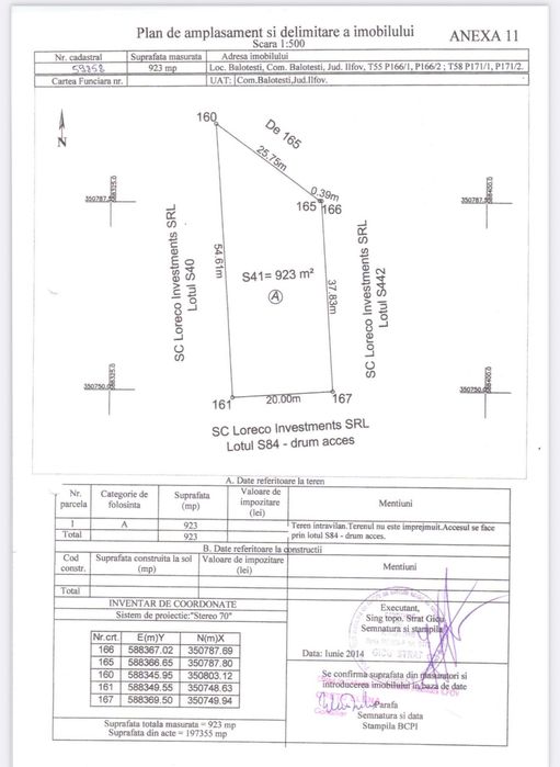 Dumbrava Vlasiei - teren intravilan de vanzare