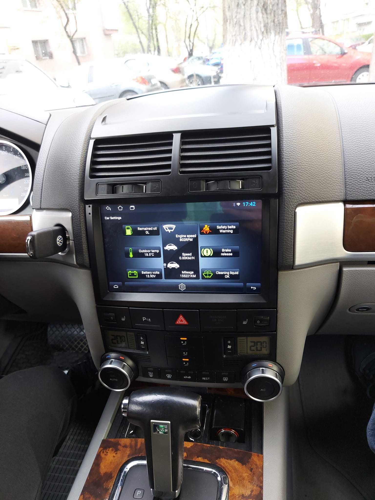 Navigatie Android VW Touareg Waze YouTube GPS BT USB