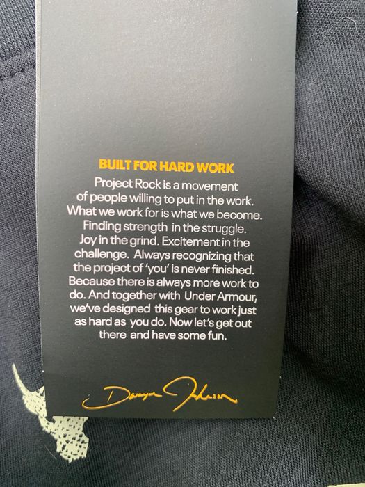 Project Rock • Under Armour • USA