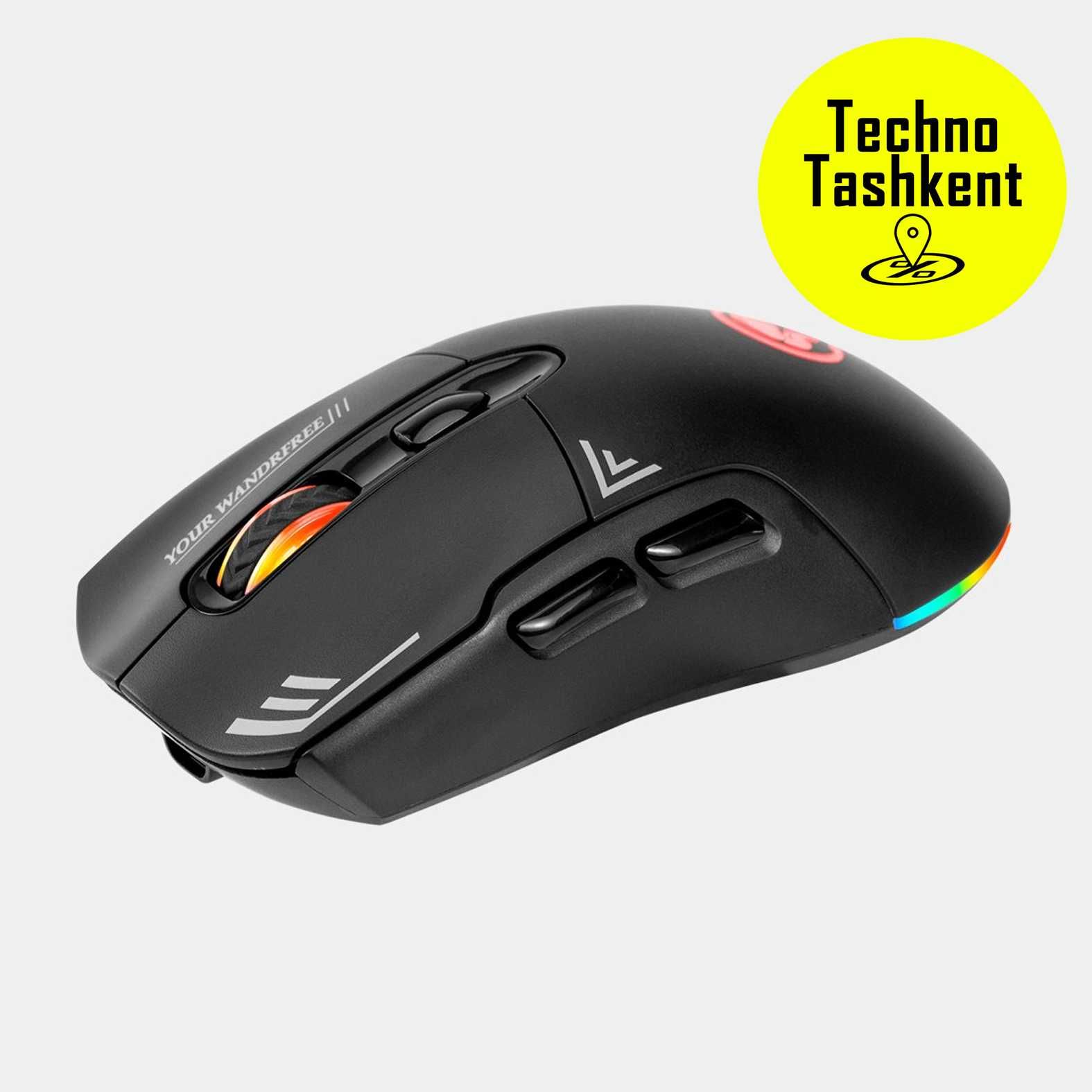 Игровая компьютерная мышь MARVO M803W, 4800dpi, беспроводная, RGB