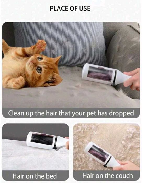 Ефикасна лепкава четка за събиране на косми и козина