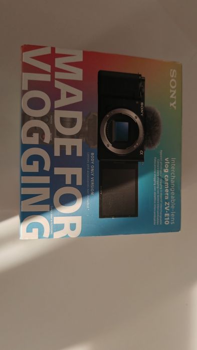 Camera sony zv e10