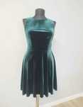 Rochie scurta verde din catifea marimea s
