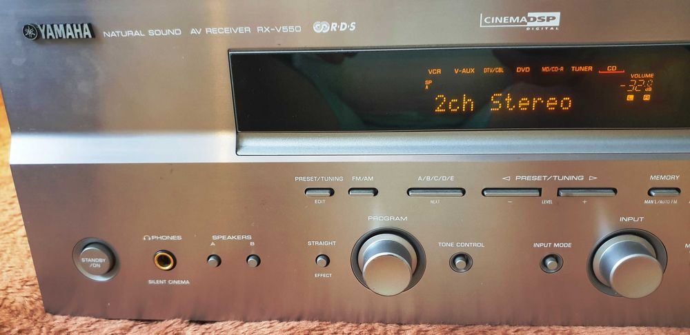 Yamaha RX-V550 putere 2X90W pe 8 Ohm