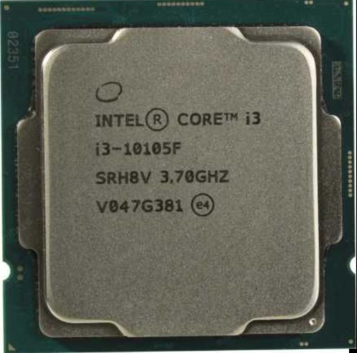 Процессор i3 10105f
Сокет: LGA 1200
Ядра/Потоки: 4 ядра / 8 потоко