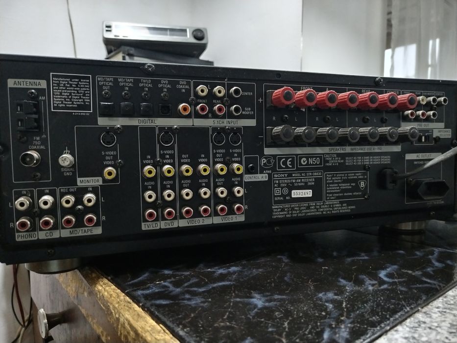 Sony str-db830 defect