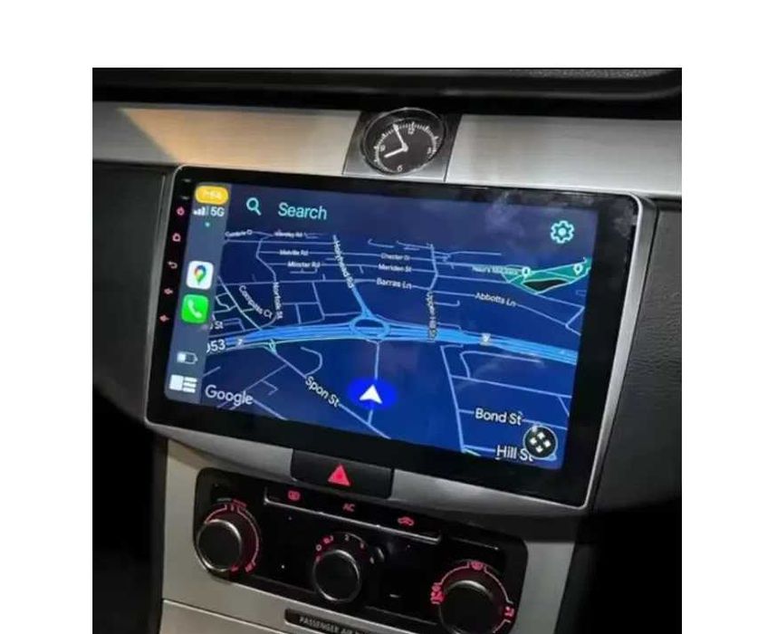 Navigatie 10" Android - VW Passat B6 B7 CC CARPLAY Qled WIFI 1-8GB