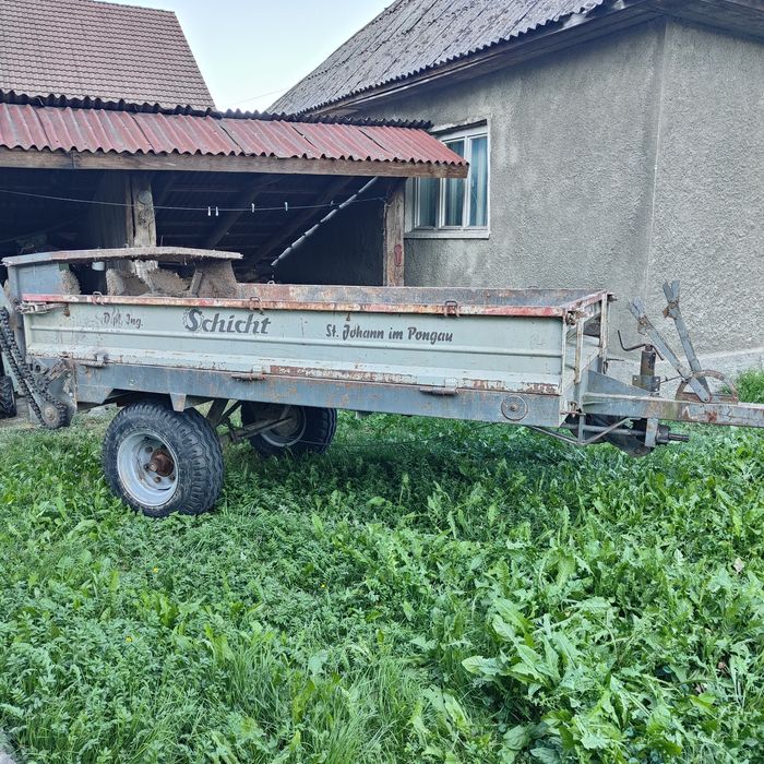Mig de gunoi de 2, 5 tone și cilindri hidraulici de basculare