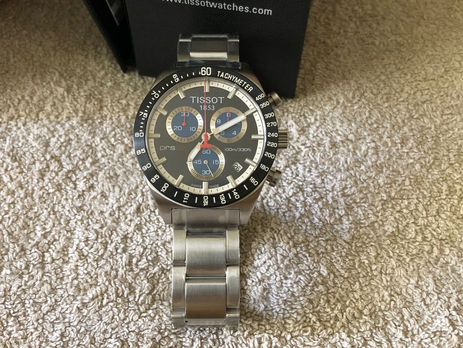 Ceas Tissot PRS 516 Chronograph Bleu Metalic