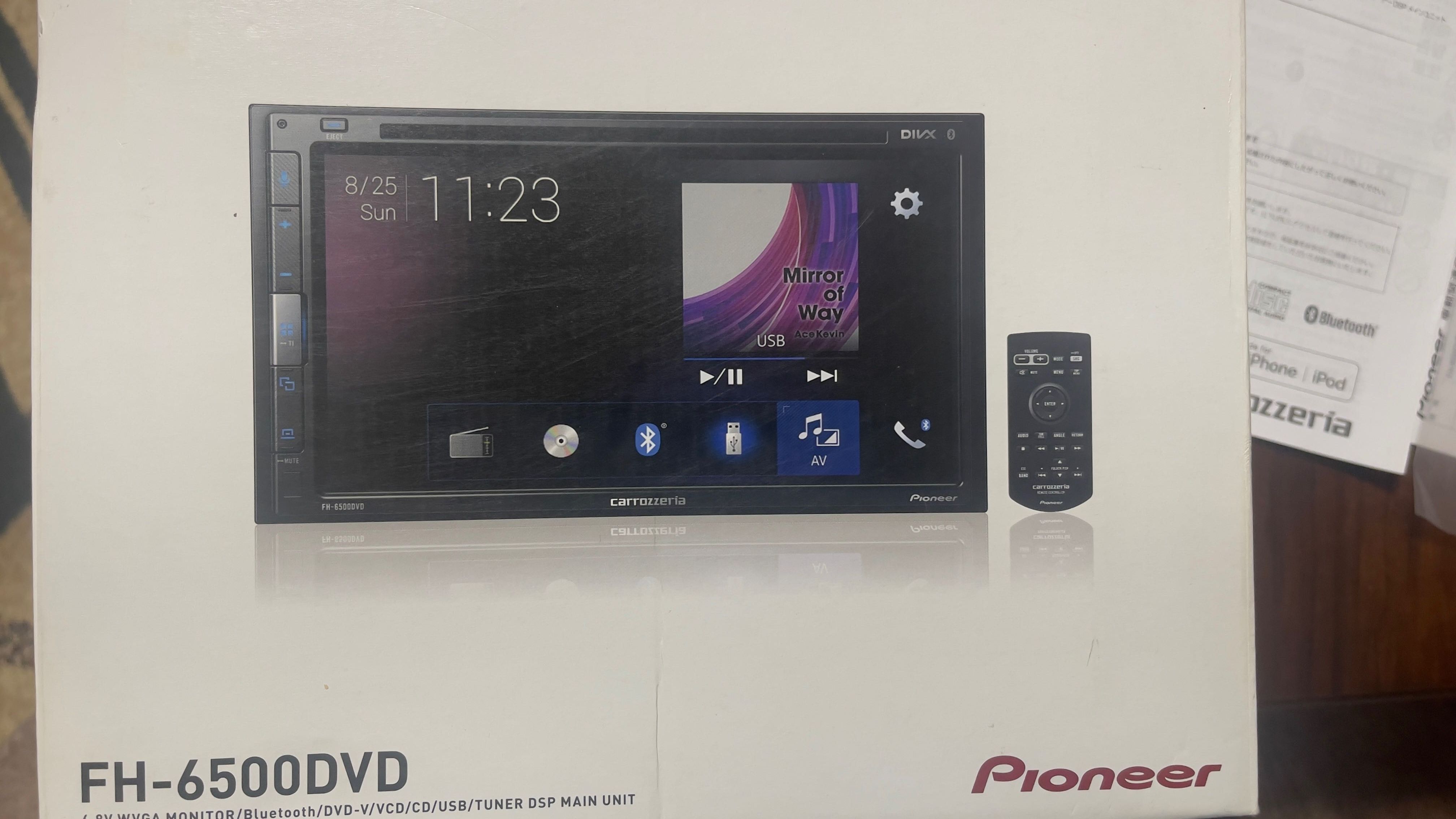 Pioneer Carrozzeria  FH-6500DVD 6.8" 2DIN CD DVD USB Bluetooth FullHD