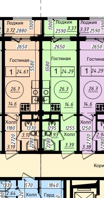 Мирзо-Улугбекский р-н Новостройка 1 ком.