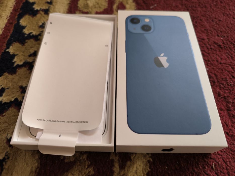 iPhone 13 • 128GB• 84% • цвет синий • первый владелец • [SIM] • в идия