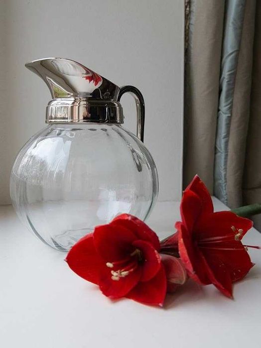 Кувшин для воды посеребренный Brigitte von Bosh Austria новый