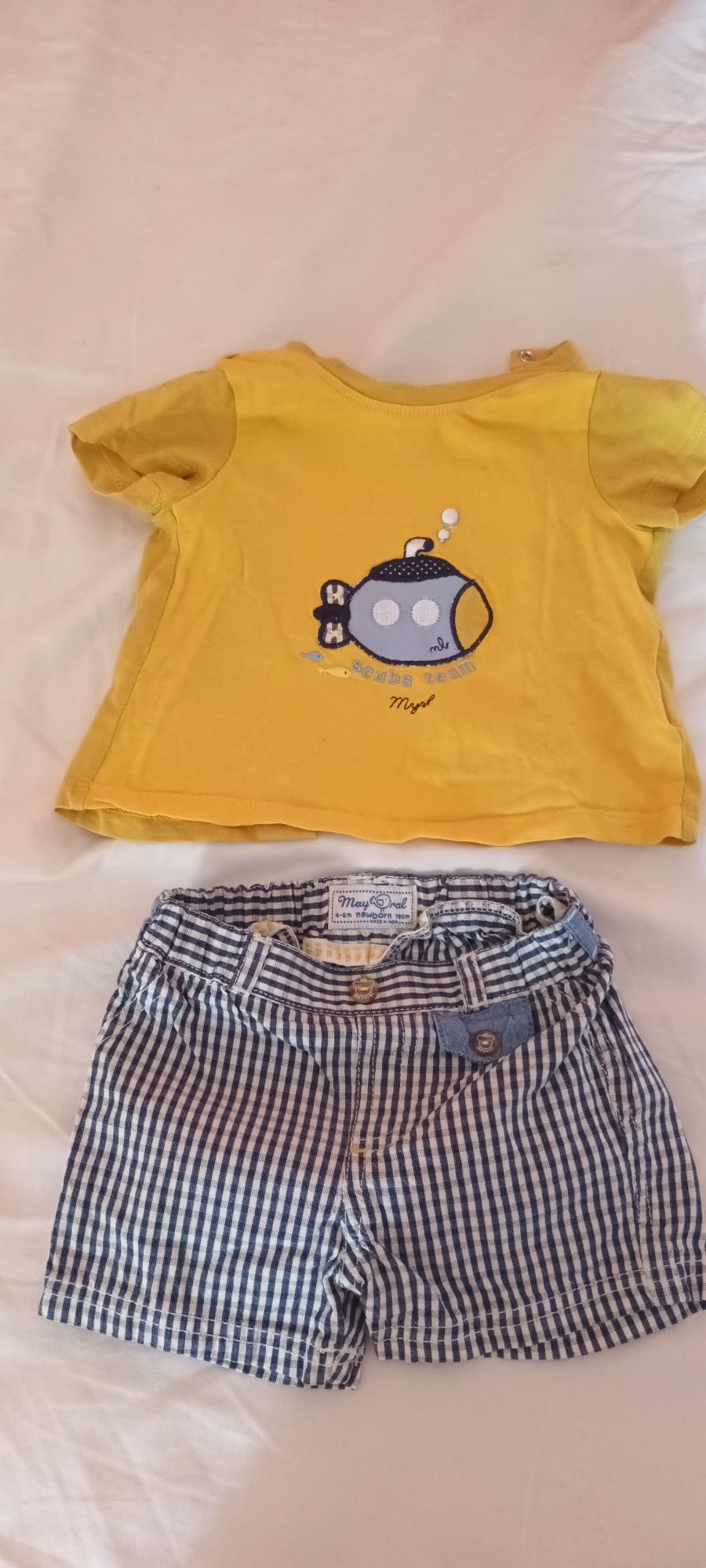 Tricouri si pantaloni scurti pt bebe