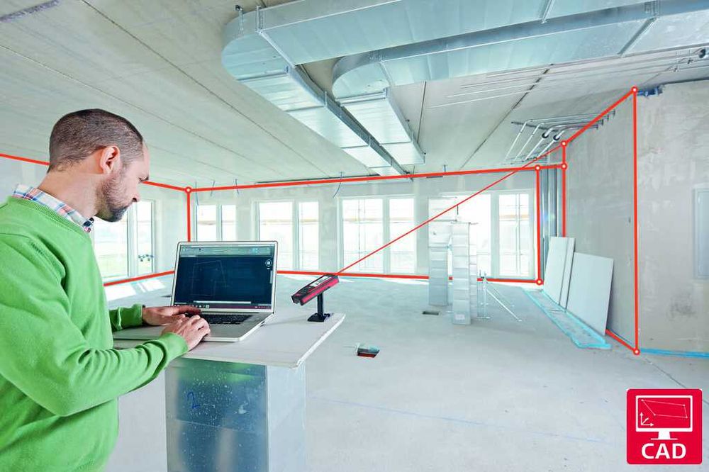 3D измерване на помещения, сгради, конструкции с посещение при вас.