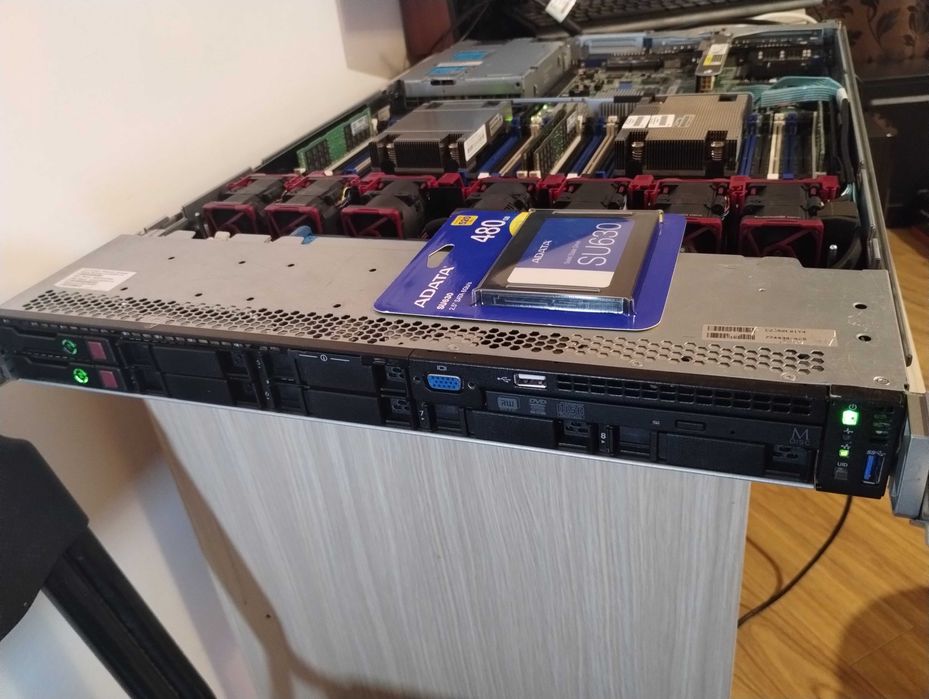 Server HP proLiant DL360 gen 9 ,28 cores/56 threads, 64gb ram,480gb s