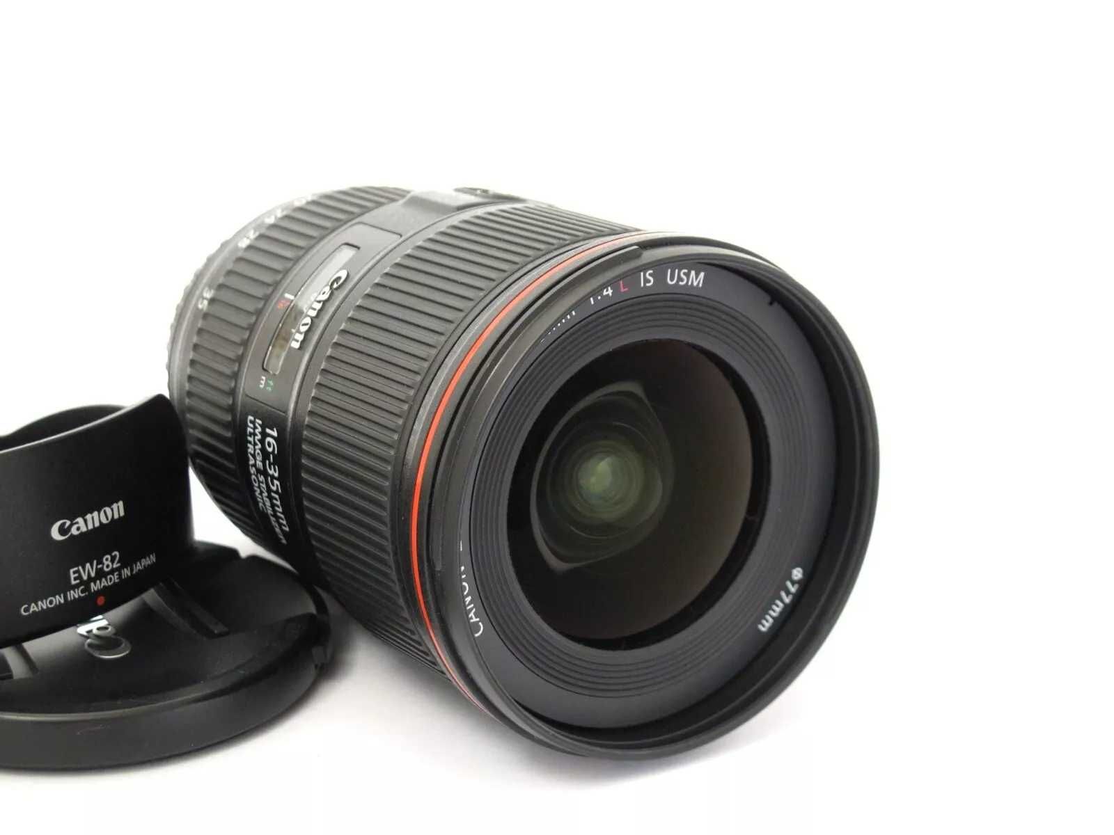 Obiectiv CANON 16 - 35mm f4 L IS USM Weathersealed, stabilizare