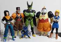 set figurine anime dragon ball z cell , android 17, 18, 19 , 20